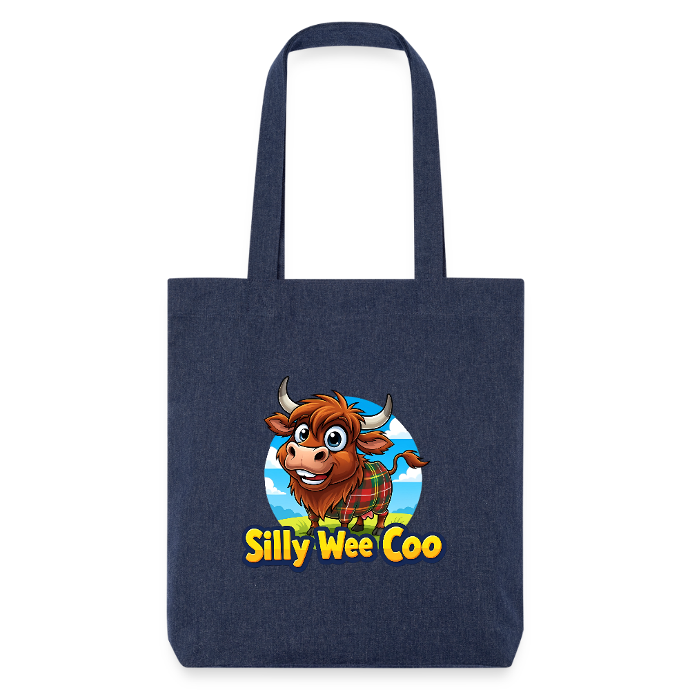 Stanley/Stella Heavyweight Recycled Tote Bag - melange blue