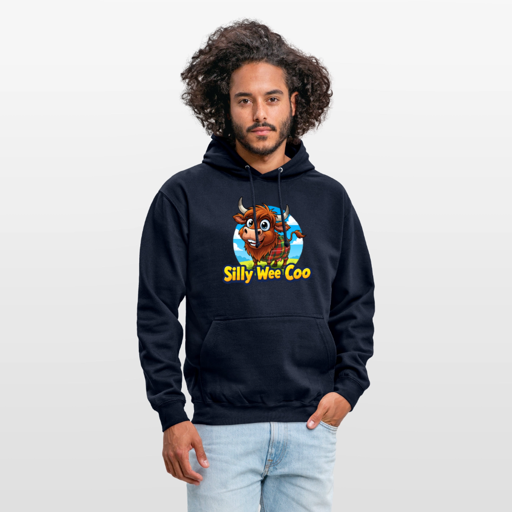 Official Silly Wee Coo Unisex Hoodie - navy