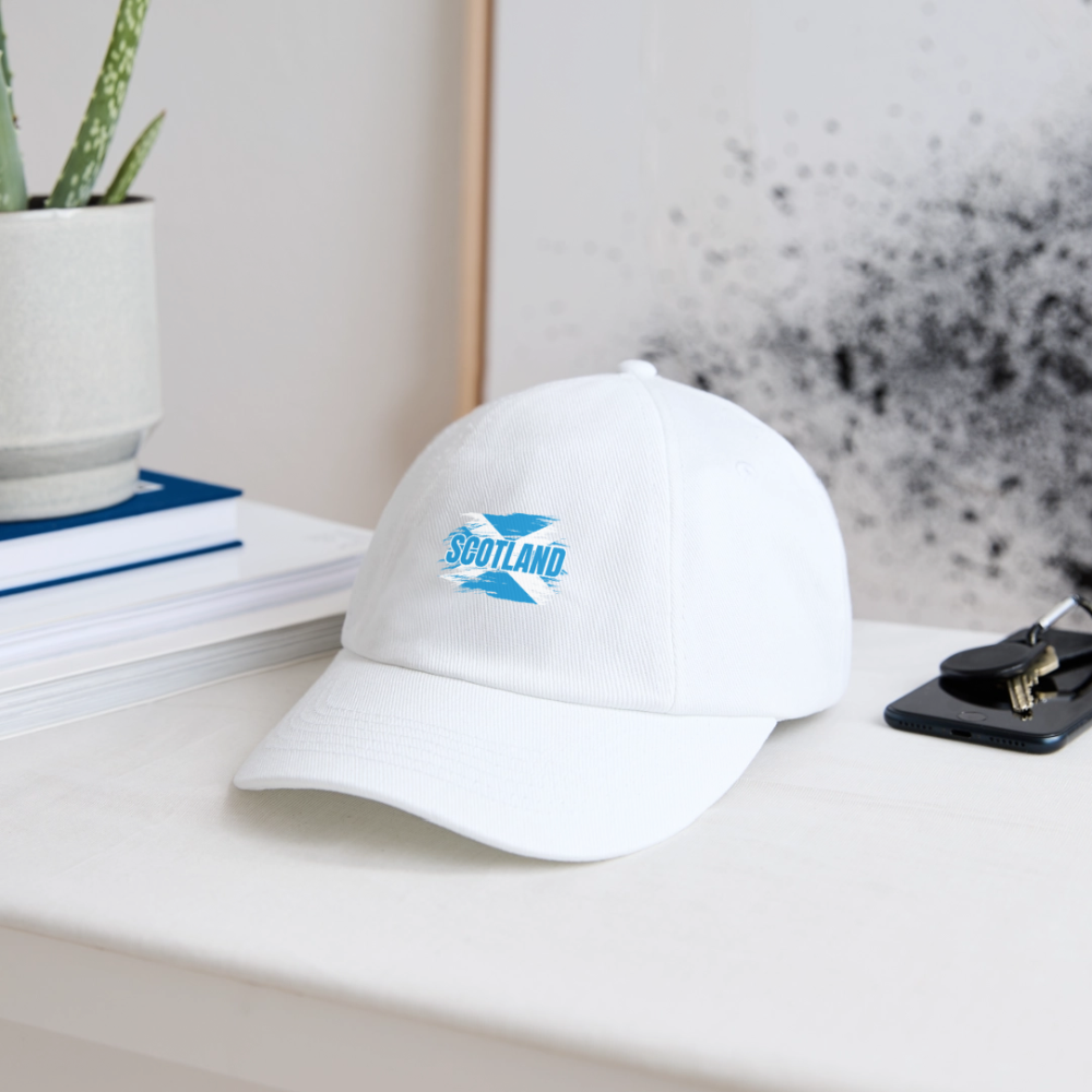 Scotland Baseball Cap - white/white