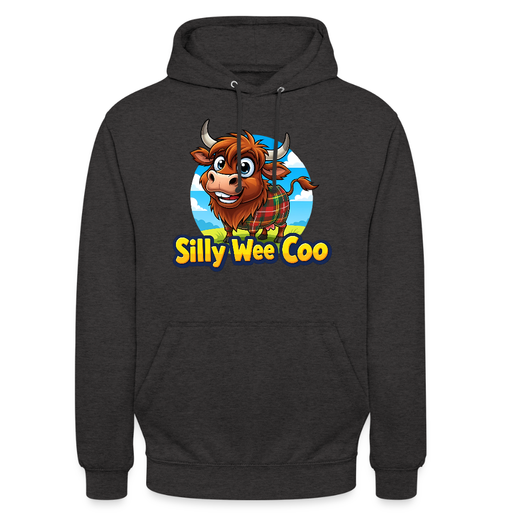 Official Silly Wee Coo Unisex Hoodie - charcoal grey