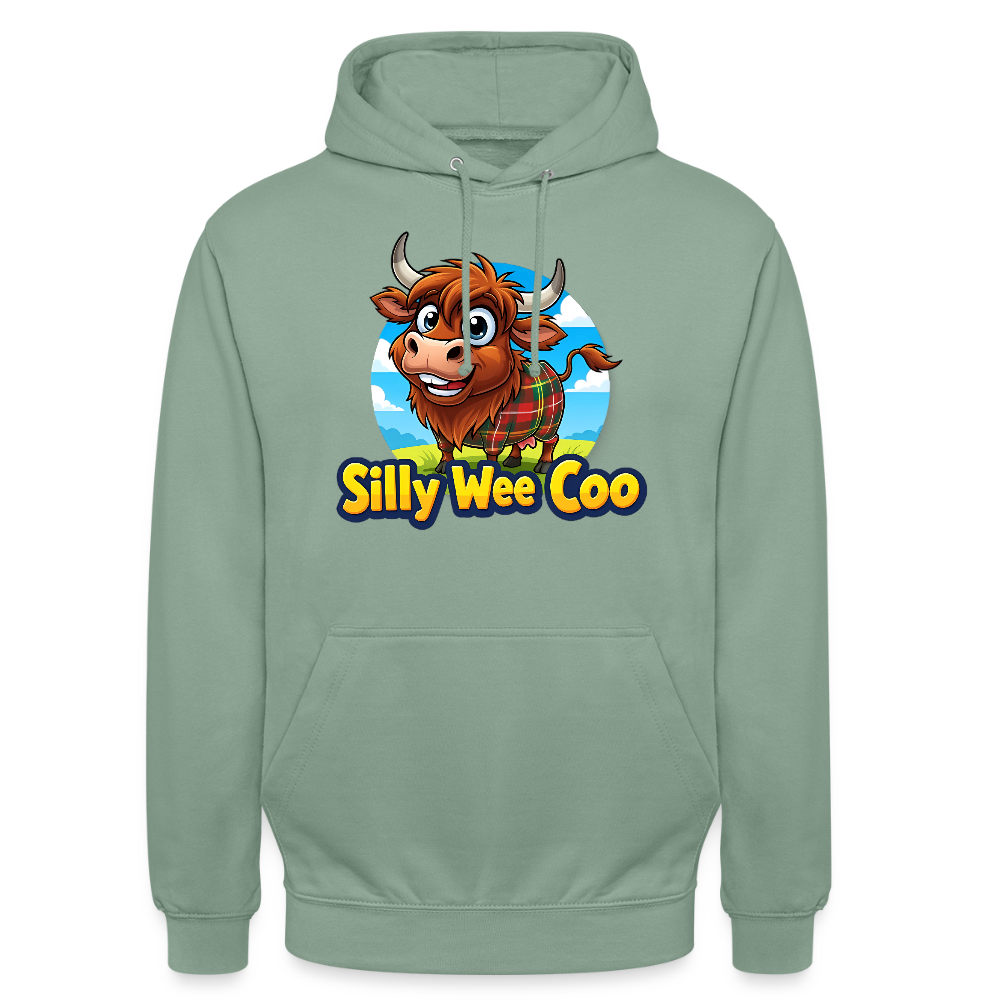 Official Silly Wee Coo Unisex Hoodie - steel green