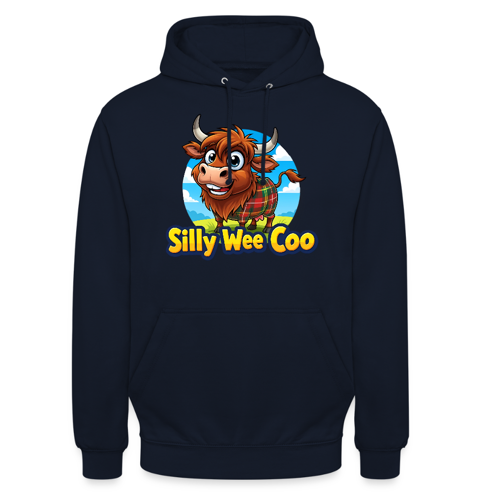 Official Silly Wee Coo Unisex Hoodie - navy
