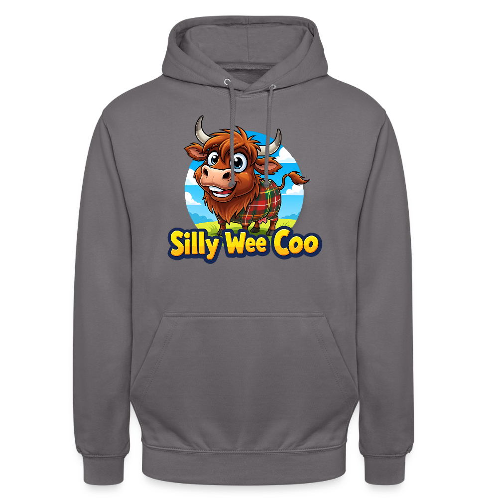 Official Silly Wee Coo Unisex Hoodie - elephant grey