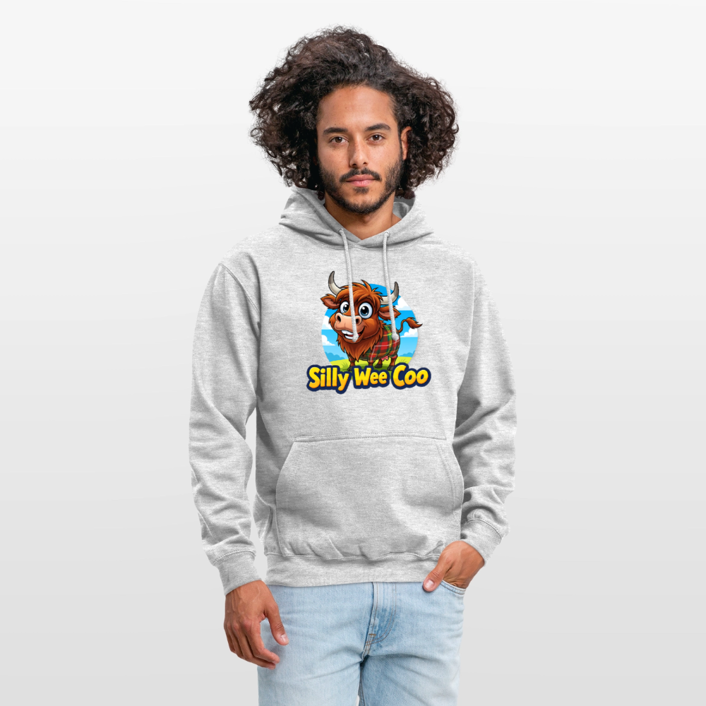 Official Silly Wee Coo Unisex Hoodie - light heather grey