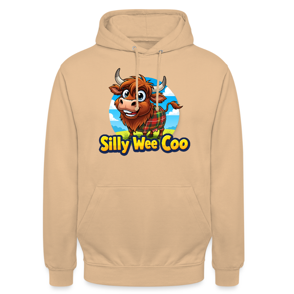 Official Silly Wee Coo Unisex Hoodie - peach