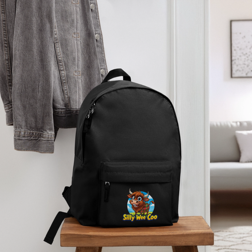 Silly Wee Coo Backpack - black