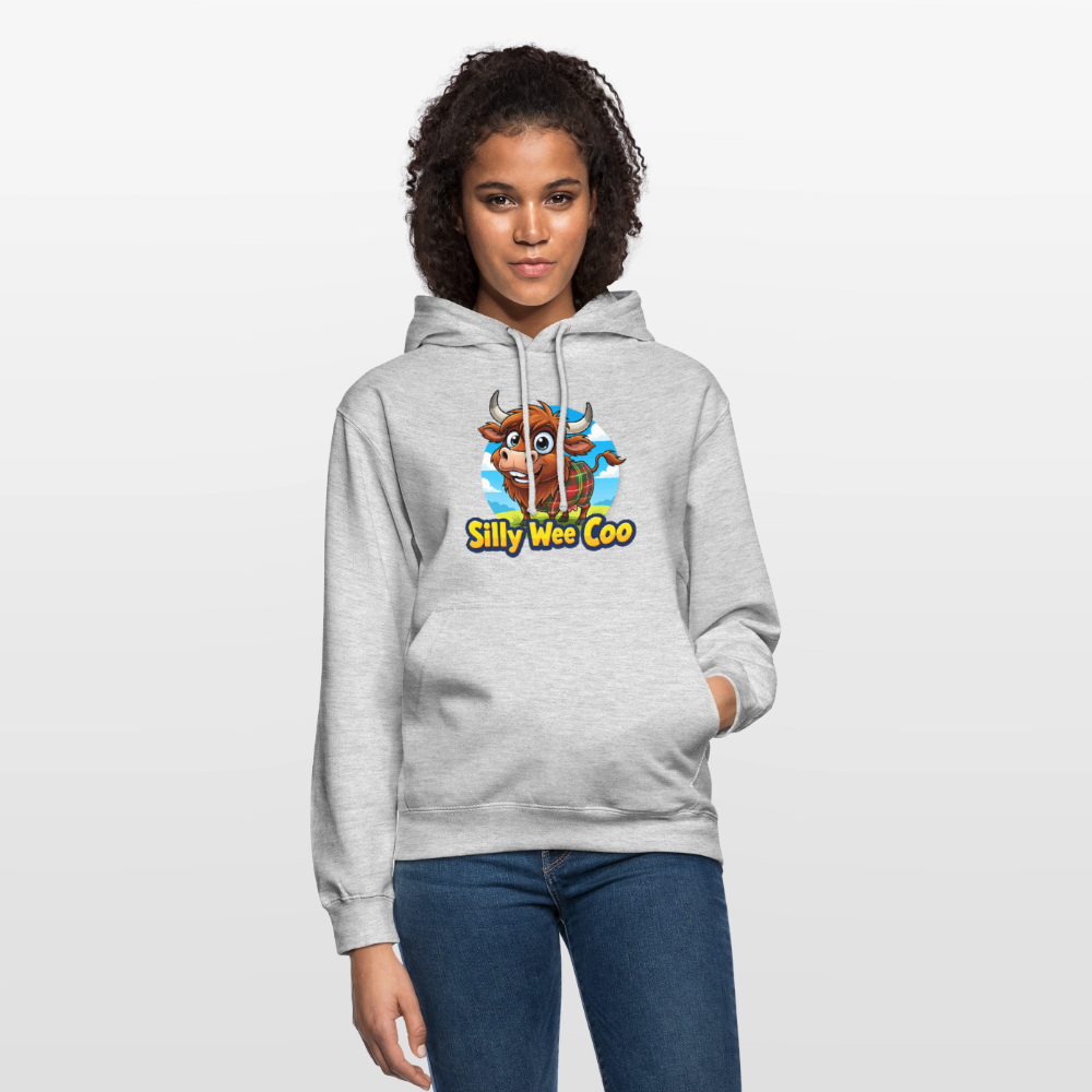 Official Silly Wee Coo Unisex Hoodie - light heather grey